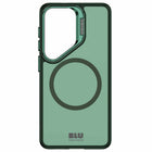 Blu Element - Chromatic Kick avec Étui aimants pour Samsung Galaxy S26, Vert Sauge-Support dépliable pour objectif d'appareil photo