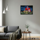 Carey Price Canadiens Skyline - Toile encadree - 31" x 22"-Prêt à accrocher - livré entièrement assemblé