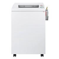 Destroyit Destructeur centralisé de bureaux à découpe transversale 4005 P5 de 10 feuilles (DSH0502)-L’élément de commande Easy Switch utilise des codes couleur et des symboles lumineux pour indiquer le statut opérationnel et fonctionne comme un interrupteur d’arrêt d’urgence