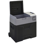 Outsunny - Réfrigérateur de voiture 50 litres pour camping, voyage, pique-nique, jusqu’à -20℃, gris-La température la plus basse peut atteindre -20°C pour les aliments, collations, boissons  