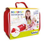 Beleduc - Jeux de médecin de garde - Ensemble de 7-Le coffret de docteur contient tous les ustensiles dont les enfants ont besoin pour un jeu de rôle créatif. Ici, les petits médecins peuvent directement soigner leurs patients