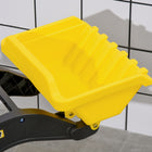 HOMCOM - Tracteur-bulldozer à conduite pour enfants, jouets de camion de construction - jaune-Assemblage requis