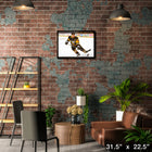 Sidney Crosby Pittsburgh Penguins Action sur toile - Toile encadree - 31" x 22"-Sous licence officielle de la LNH et de l'AJLNH