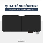 MotionGrey - Bureau debout électrique réglable Ergo2 Pro avec réglages de mémoire - 55 po x 28 po, plateau noir, cadre noir-6