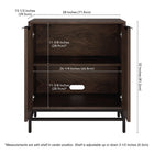 Hudson&Canal - Meuble d'appoint Montello de 71 cm de largeur, , brun aulne-8