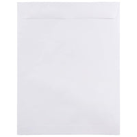 JAM Paper Enveloppes à ouverture au sommet et rabat droit gommé, 12 x 15 1/2 po, blanches, 1000 par paquet-Blanc