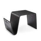 Manhattan Comfort - Table d’appoint Brookside 65 cm style mid-century moderne - Noir-Table basse Mid-Century Modern parfaite pour le salon