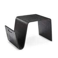 Manhattan Comfort - Table d’appoint Brookside 65 cm style mid-century moderne - Noir-Table basse Mid-Century Modern parfaite pour le salon