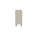 Manhattan Comfort - Buffet Bradley 53,54 po style Mid-Century Modern - Blanc Cassé-14,53 po L x 53,54 po l x 38,58 po H