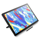 Wacom - Cintiq 24 Tablette graphique tactile et à stylet Cintiq 24, écran IPS 23,8 pouces-La capacité tactile de 10 doigts permet des gestes naturels pour faire tourner, zoomer et déplacer des œuvres