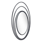 Zuo - Miroir rond Luna - Noir-Suspension verticale uniquement