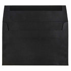 JAM Paper - Enveloppes d'invitation A7 - 5,25 x 7,25 - lin noir - Paquet de 50-Ces enveloppes sont parfaites pour envoyer des invitations, des cartes de voeux, des RSVP, des cartes de remerciement, des cadeaux d'anniversaire, des remises de diplômes, des vacances et plus encore