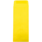 JAM Paper Enveloppes recyclées Brite Hue no 11, 4,5 x 10,38 po, jaune, 500/paquet-Enveloppe en papier recyclé jaune