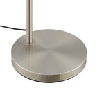 Modway - Element Verre transparent Verre et métal Lampe sur pied, Nickel Satiné-Assemblée requise