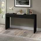 Hudson&Canal - Console Lawrence , 55 po de largeur, grain noir-Nettoyer avec un chiffon doux et sec, sans produits chimiques agressifs ni produits de nettoyage abrasifs