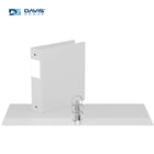 Davis Group Super économie, Reliure à anneaux ronds 2 po, paquet de 6 – Blanc-2 po