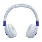 JBL - Junior 320BT Casque supra-auriculaire sans fil pour enfant - Bleu-Contrôle parental avec volume et temps d’écoute personnalisables