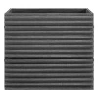 Modway - Render Support mural de 24" Armoire de toilette de salle de bain (lavabo non inclus) - Charbon de bois-Vanité moderne du milieu du siècle