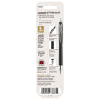 Uniball - Stylos à bille rétractables uni-ball Jetstream - Pointe moyenne (1,0 mm) - Noir - Paquet de 2-Une prise en relief et des garnitures en acier inoxydable donnent à ce stylo biro un style élégant