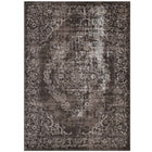 Modway - Gamela Médaillon floral rustique vintage orné Tapis de comédie 8 pi l x 10 pi L - Brun clair et foncé antique-Tapis médaillon floral orné