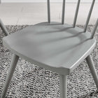 Modway - Sutter Fauteuil d’appoint de salle à manger Ensemble de 2 - Gris clair-Capsules de pied non marquées