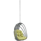 Modway - Whisk Terrasse extérieure Chaise à balançoire sans support - Péridot-Cadre de siège en tuyaux d’aluminium