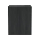 Manhattan Comfort - Table de nuit moderne Linda 24" à 2 tiroirs - Gris charbon-Parfait pour le rangement de chevet, les lampes ou les objets de décoration