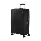 American Tourister - 27 po Rejoy Spinner Grand - noir réel-Fabriqué à 100 % en polypropylène, offrant une durabilité extrême avec une texture qui réduit la visibilité des égratignures