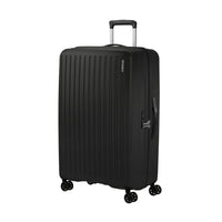 American Tourister - 27 po Rejoy Spinner Grand - noir réel-Fabriqué à 100 % en polypropylène, offrant une durabilité extrême avec une texture qui réduit la visibilité des égratignures