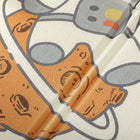 Qaba - Tapis de jeu pour bébé 77 po L x 69 po l - tapis de rampe extra large pliable double face, thème astronaute et planète-Surface imperméable se nettoie facilement, maintenant l’aire de jeu hygiénique 