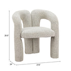 Zuo - Buis Chaise de salle à manger - Gris-Garantie limitée de 3 ans