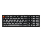 Keychron - K10 Max Interrupteur interchangeable RGB rétroéclairé - Interrupteur banane - Noir-Disposition pleine taille avec pavé numérique pour une productivité accrue et une frappe confortable