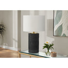 Monarch Specialties - Luminaire - 24 po H Lampe De Table - Résine Noire - Abat-Jour Ivoire / Crème - Contemporain-Cette lampe est dotée d'un interrupteur rotatif à trois voies qui permet d'accueillir une seule ampoule d'une puissance maximale de 100W/120V (non inclus), ce qui vous offre la possibilité de personnaliser l'ambiance lumineuse de votre espace