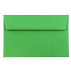JAM Paper - Enveloppes d'invitation colorées A9 - 5,75 x 8,75 - vert recyclé - Paquet de 50-Caractéristiques de l'enveloppe : Fermeture à rabat droit en gomme, finition papier lisse de haute qualité, 30 % recyclé