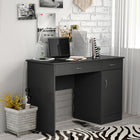 HOMCOM - Bureau d'ordinateur avec tiroirs de rangement - 43,25 po L x 19 po l x 29,75 po H - noir-La grande surface supérieure offre une excellente expérience d’écriture et de travail