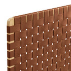 Modway - Sparta Tissage Cuir végane Tête de lit Queen, Brun naturel-Assemblée requise