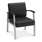 TygerClaw - Chaise d'invité ergonomique à dossier bas avec accoudoirs-Un épais rembourrage en mousse haute densité offre une assise ferme et soutenante qui dure dans le temps