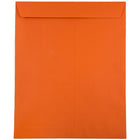 Env. catalogue, ouv. à lextrém/ferm. gomm,10x13po-Enveloppes de catalogue orange à ouverture latérale