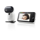 Motorola - Moniteur bébé vidéo PIP1610 motorisé - Blanc-Jusqu’à 1 000 pieds (300 m) Portée - Être en mesure d’entendre votre petit dans n’importe quelle pièce de la maison avec sa vaste gamme