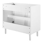 Modway - Calla 36" perforé Métal Armoire de toilette de salle de bain (lavabo non inclus) - Blanc-Assemblée requise