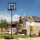 Soozier – Panier de basketball ajustable de 5 à 10 pi-La base peut être remplie de sable ou d'eau, ce qui la maintient fermement au sol 
