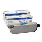 Okidata - 46508704 C332 Toner OEM - Rendement Standard - Noir - Paquet de 2-Couleur: Noir