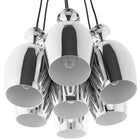 Modway - Goodwill Métal Lustre - Argent-Bouton-poussoir ajustable