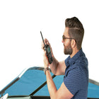 Cobra - Radio VHF portable marine Bluebound 650 - Noire/Orange-Fonction Float n’ Flash avec noyau flottant orange Signature pour une localisation rapide par-dessus bord