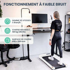 MotionGrey - Tapis de marche - Tapis roulant cardio portable sous bureau - Blanc-6