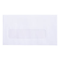SupremeX - Enveloppe à fenêtre - No. 8 - 3-5/8" x 6-1/2" - Vélin blanc 24 lb - Certifié FSC sans logo - Paquet de 1 000-Enveloppes no 8 avec fênetre