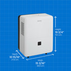Danby - Déshumidificateur 22 pintes avec déshumidification intelligente - Blanc-Déshumidification intelligente : L'appareil contrôle automatiquement l'humidité de la pièce en tenant compte de la température ambiante.