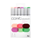 Copic - Sketch marqueurs à encre à double pointe - favoris floraux 1 - lot de 6-cohérence et qualité des couleurs