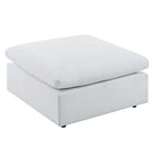 Modway - Commix Sunbrella Terrasse extérieure Ottoman in Blanc-Ottoman extérieur patio