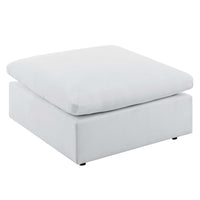 Modway - Commix Sunbrella Terrasse extérieure Ottoman in Blanc-Ottoman extérieur patio